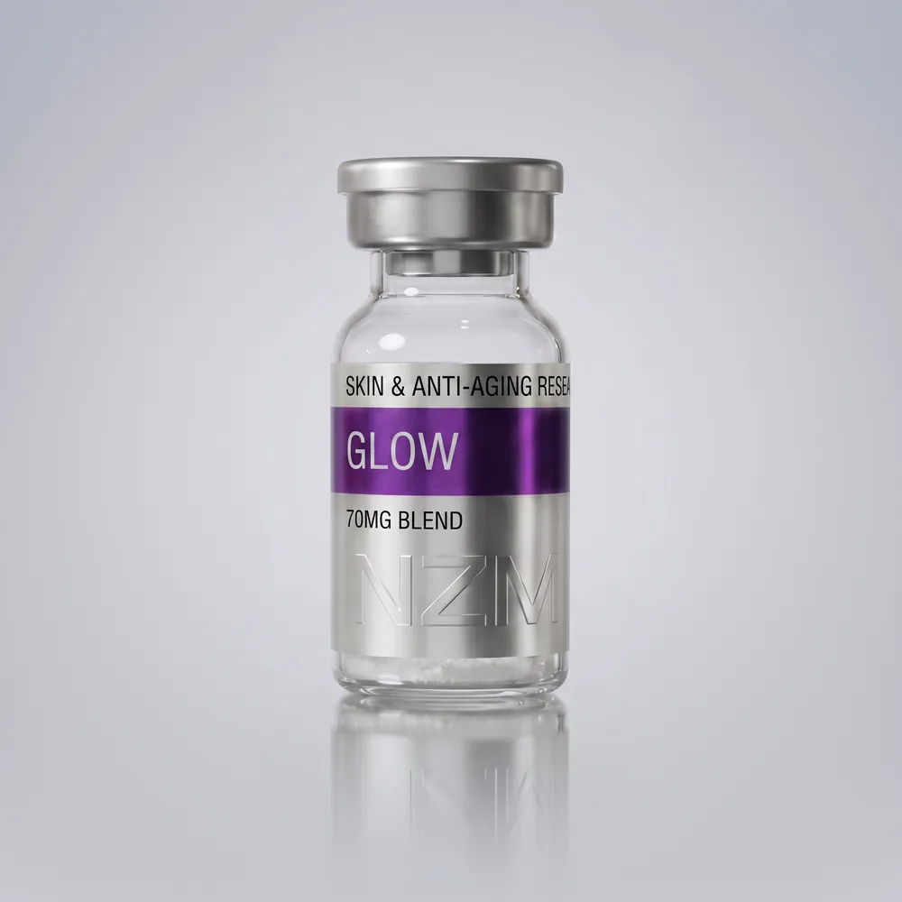 GLOW 70mg Blend - 70MG BLEND: GHK-Cu 50MG · BPC-157 10MG · TB-500 10MG